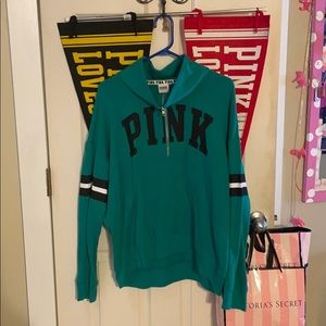 💕🎉VS PINK🎉💕Half Zip Lightweight Sweatshirt